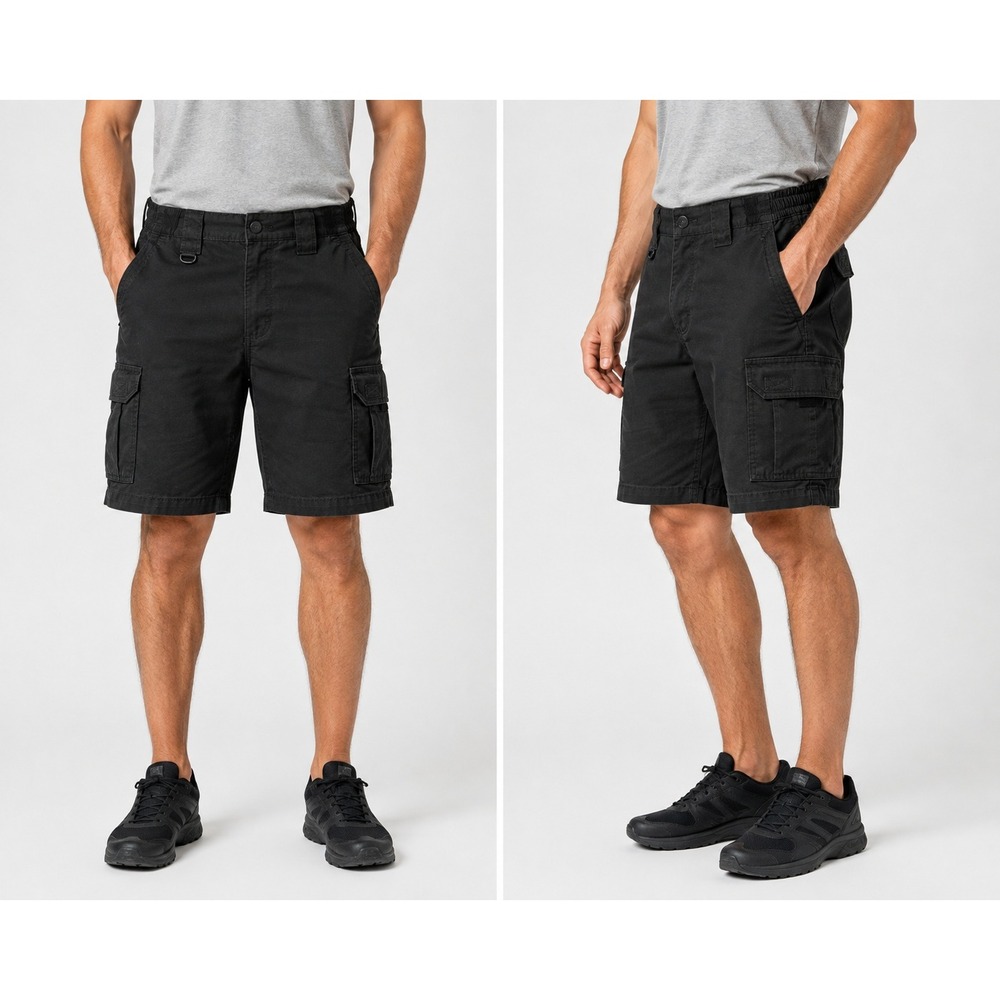 5.11 Tactical Mens Black Ripstop Cargo Shorts Size 36 Utility Work Outdoor